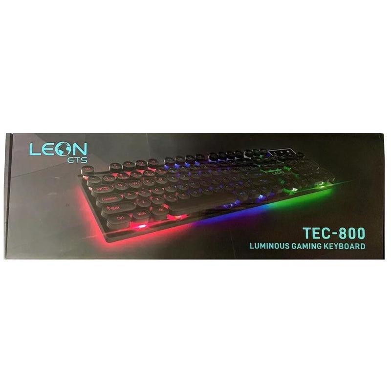 Novo Teclado Leon GTS Com Fio Tec - 600 LED em Oferta - XTRAD